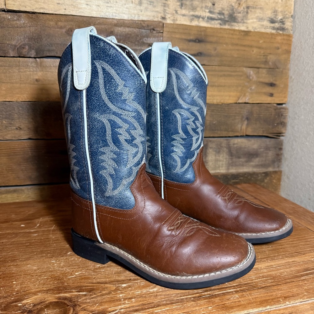 CODY JAMES BOYS' WALKER WESTERN BOOTS - BROAD SQUARE TOE Style: BCBSP23P5 Size 2